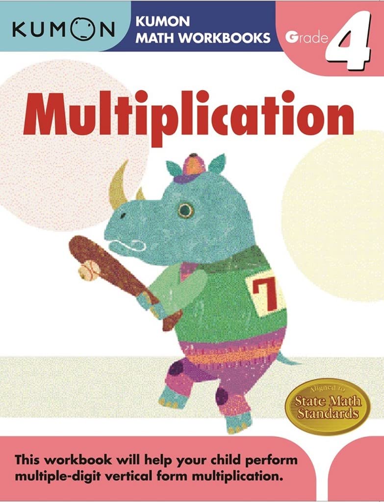 Kumon Grade 4 Multiplication (Kumon Math Workbooks),Used