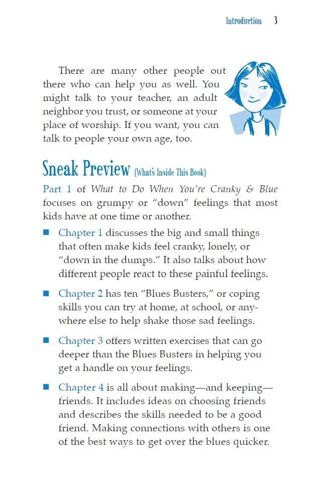 What to Do When You're Cranky & Blue: A Guide for Kids,New