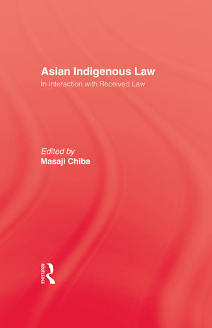 Asian Indigenous Law,Used