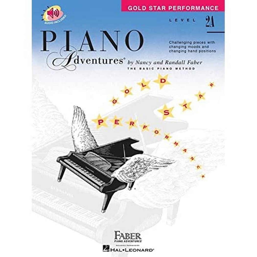 Piano Adventures  Gold Star Performance Book  Level 2A Book/Online Audio,Used