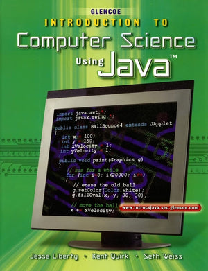 Introduction To Computer Science, Using Java, Student Edition (HS INTRO TO COMP JAVA),Used