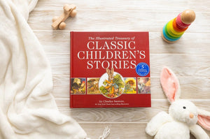 The Illustrated Treasury of Classic Children's Stories: Featuring 14 Classic Children's Books Illustrated by Charles Santore, ac,Used