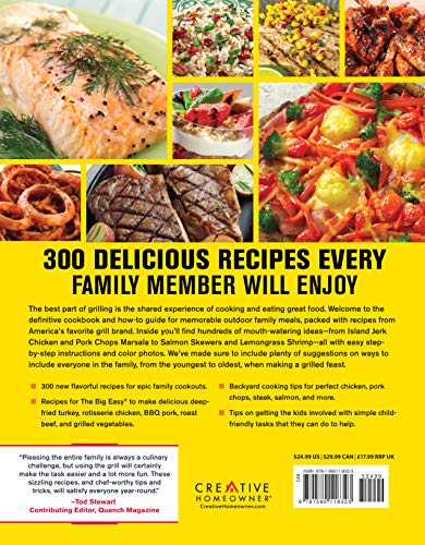 Charbroil Grilling For The Family: 300 Delicious Recipes To Satisfy Every Member Of The Family (Creative Homeowner) Easytofol,Used