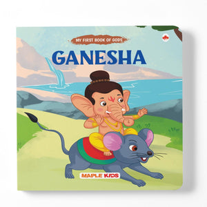 Story Book For Kids - Ganesha - Illustrated Board Book For Children - Mythology Stories For Kids - Age 0 - 2 Years