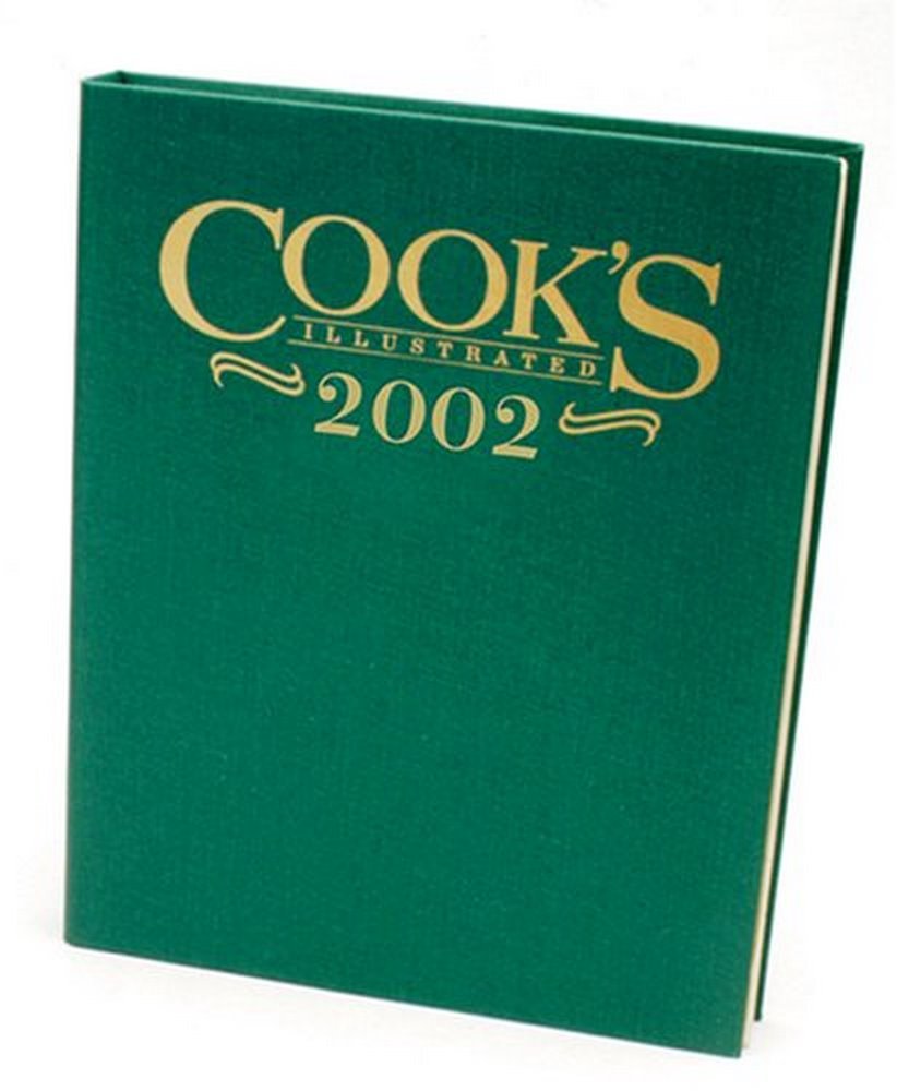 Cook's Illustrated 2002 Annual (Cook's Illustrated Annuals),Used
