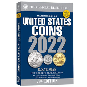 The Official Blue Book Handbook Of United States Coins 2022,Used