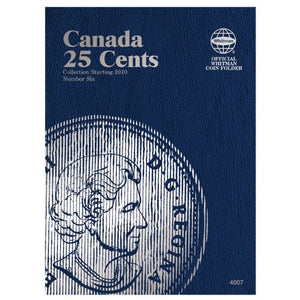 Canadian 25 Cent Folder #6, Starting 2010,Used