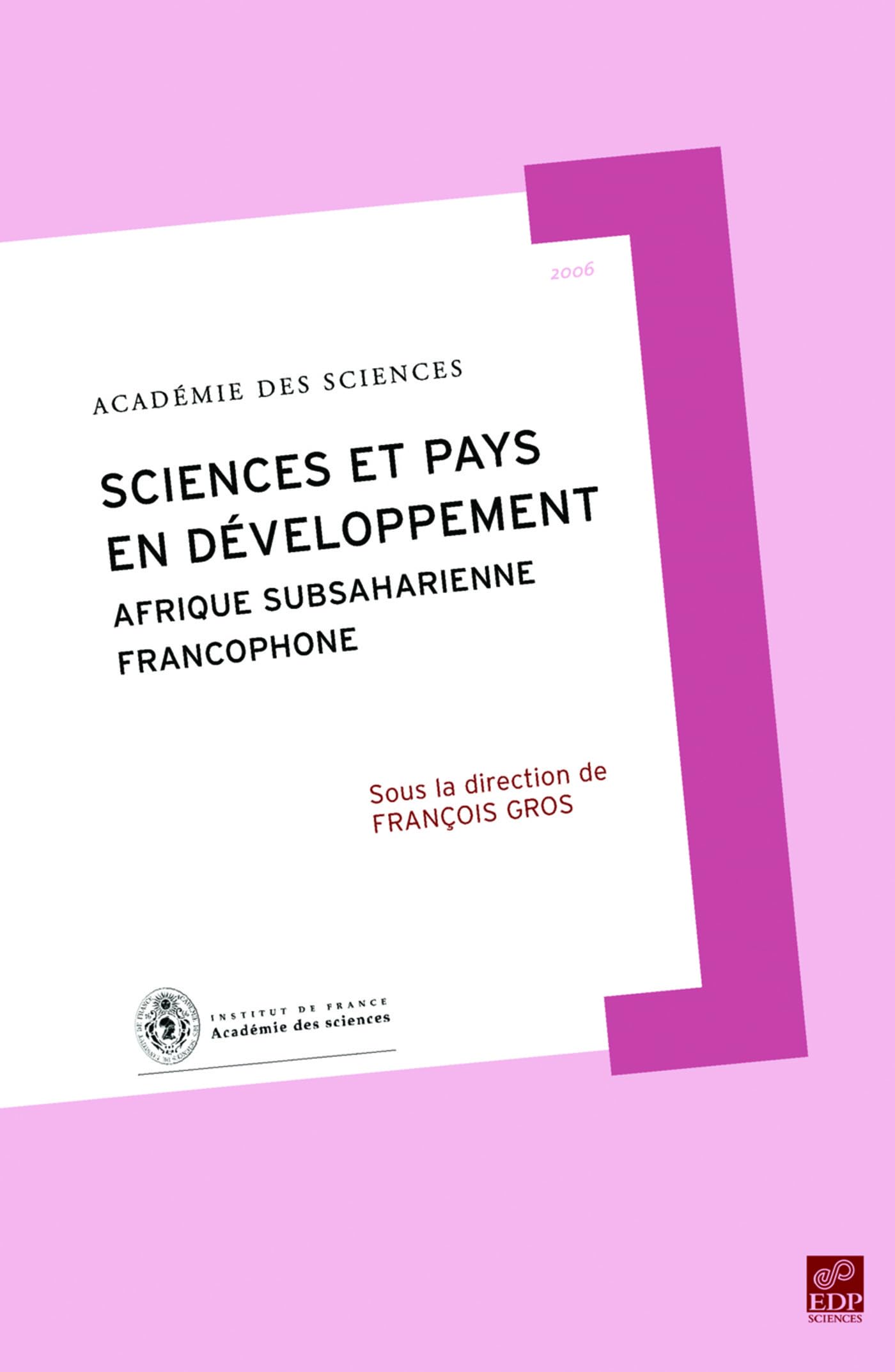 SCIENCES ET PAYS EN VOIE DE DEVELOPPEMENT,Used