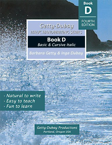 Italic Handwriting Series Book D,Used