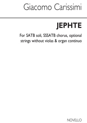 Jephte: Vocal Score,New