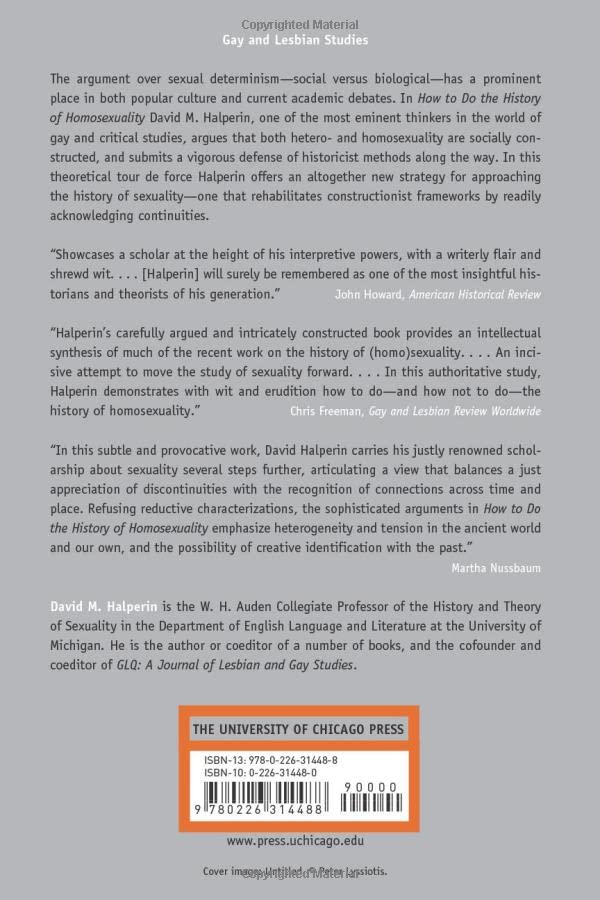 How To Do The History Of Homosexuality,Used