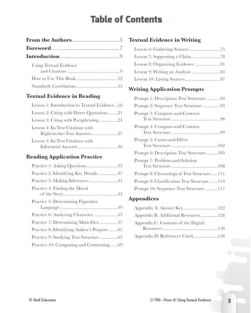 Prove It! Using Textual Evidence, Levels 35,Used