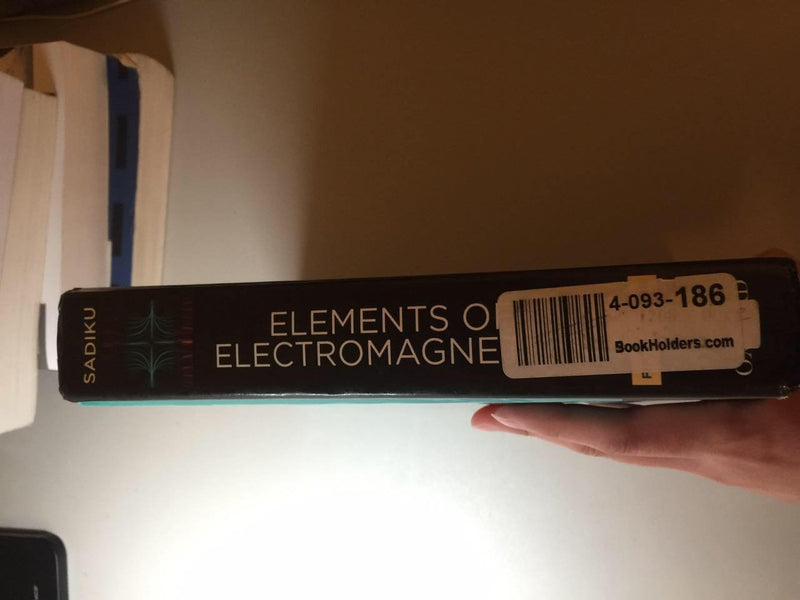 Elements of Electromagnetics (OXF SER ELEC),Used