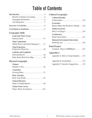 Handson History: Geography Activities  Teacher Resource Provides Fun Games and Simulations that Support HandsOn Learning (Soc,Used