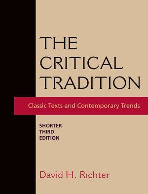 The Critical Tradition: Shorter Edition,Used