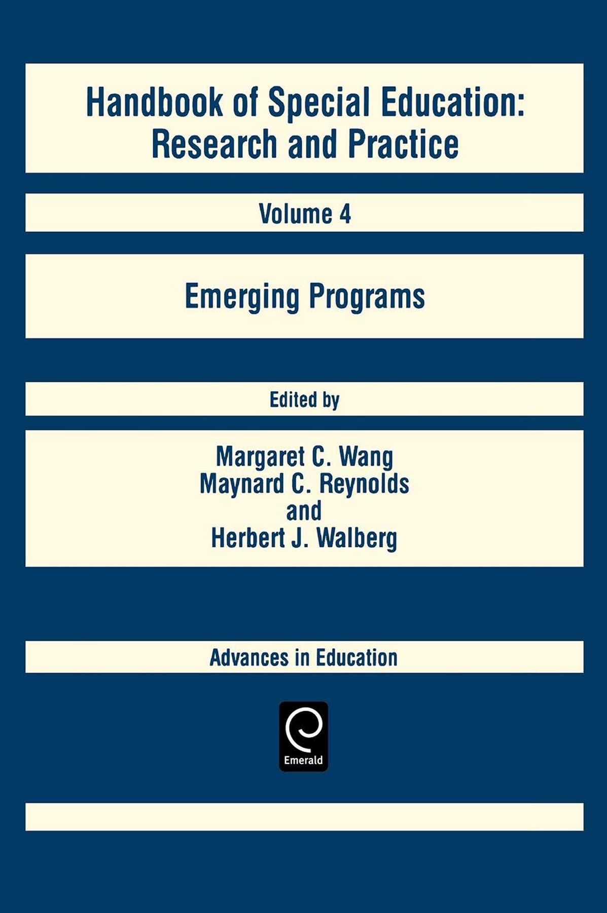 Handbook of Special Education: Research & Practice : Volume 4,Used