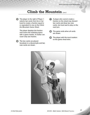 Math Games: SkillBased Practice for Sixth Grade,Used