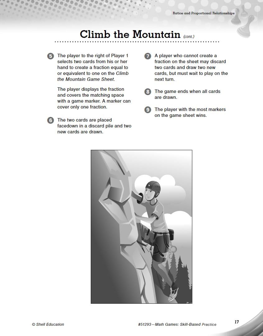 Math Games: SkillBased Practice for Sixth Grade,Used