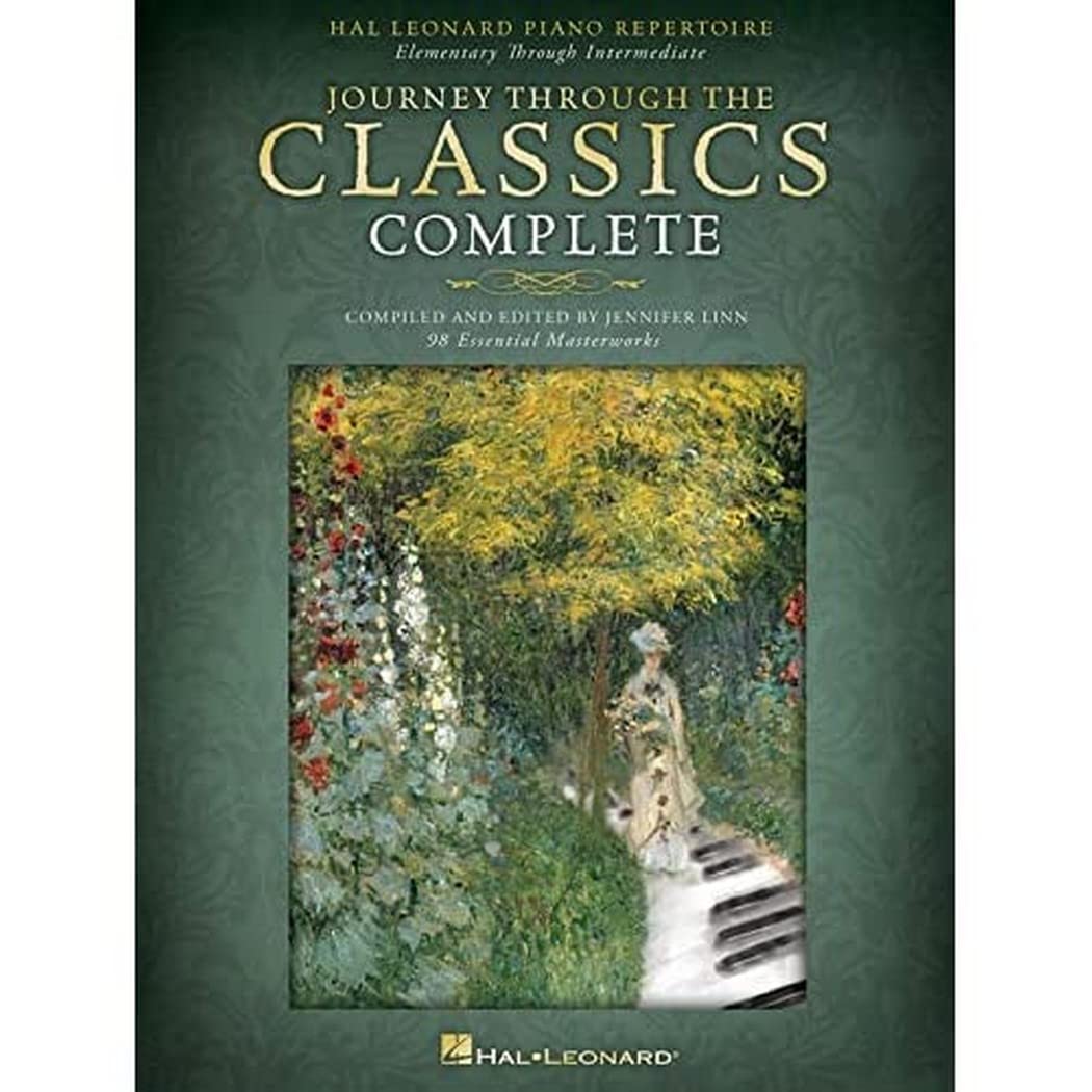 Journey Through the Classics Complete  Hal Leonard Piano Repertoire  98 Classical Pieces for Beginners to Intermediate  Educati,Used