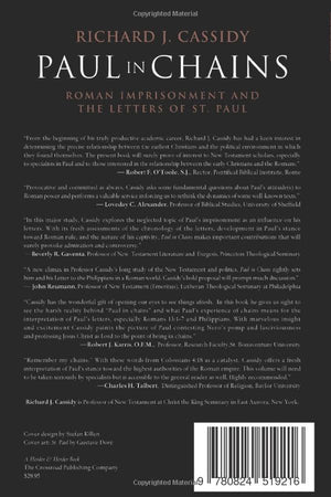 Paul In Chains: Roman Imprisonment And The Letters Of St. Paul,Used