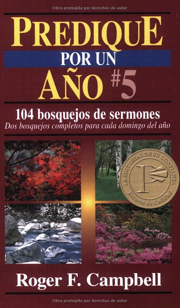Predique por un ao #5 (Spanish Edition),Used