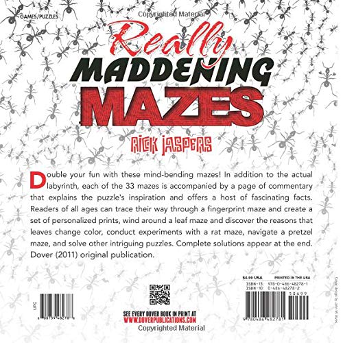 Really Maddening Mazes (Dover Children's Activity Books),Used