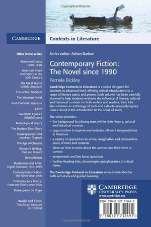 Contemporary Fiction (Cambridge Contexts In Literature),Used