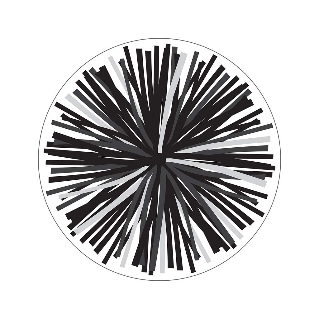 Schoolgirl Style  Simply Stylish  Black & White Poms Colorful CutOuts, Classroom Dcor, 36 Pieces,Used