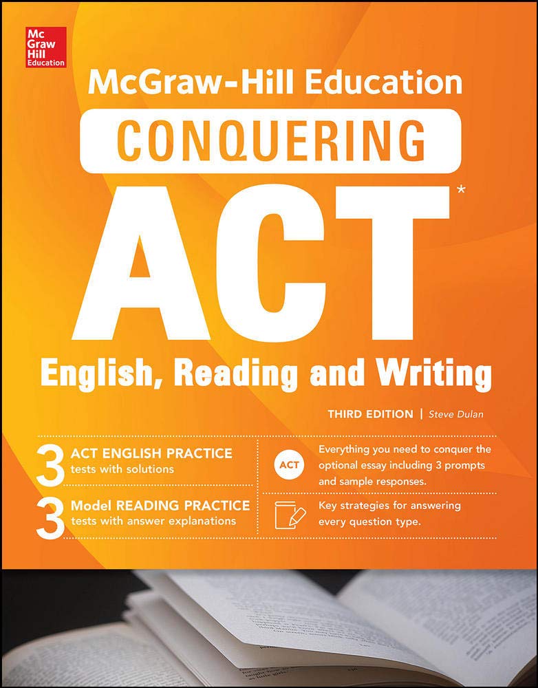 McGrawHill Education Conquering ACT English Reading and Writing, Third Edition,Used