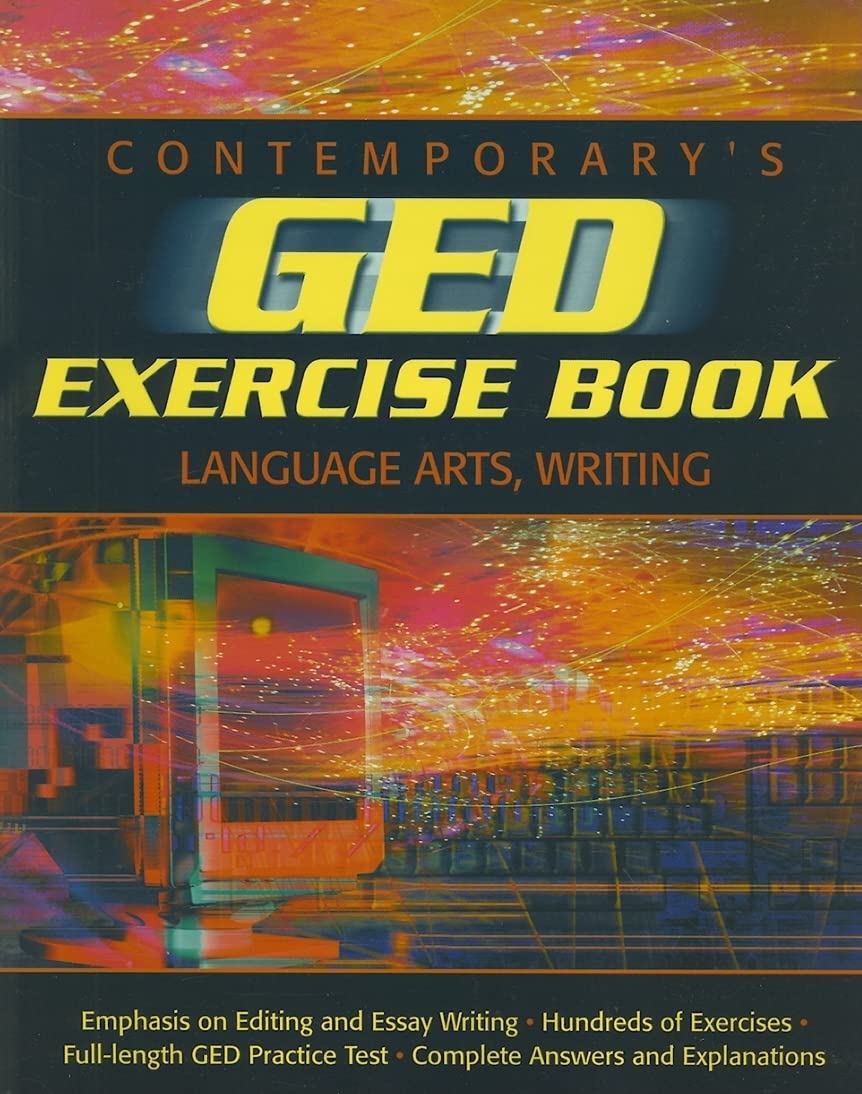 Ged Exercise Book: Language Arts, Writing,Used
