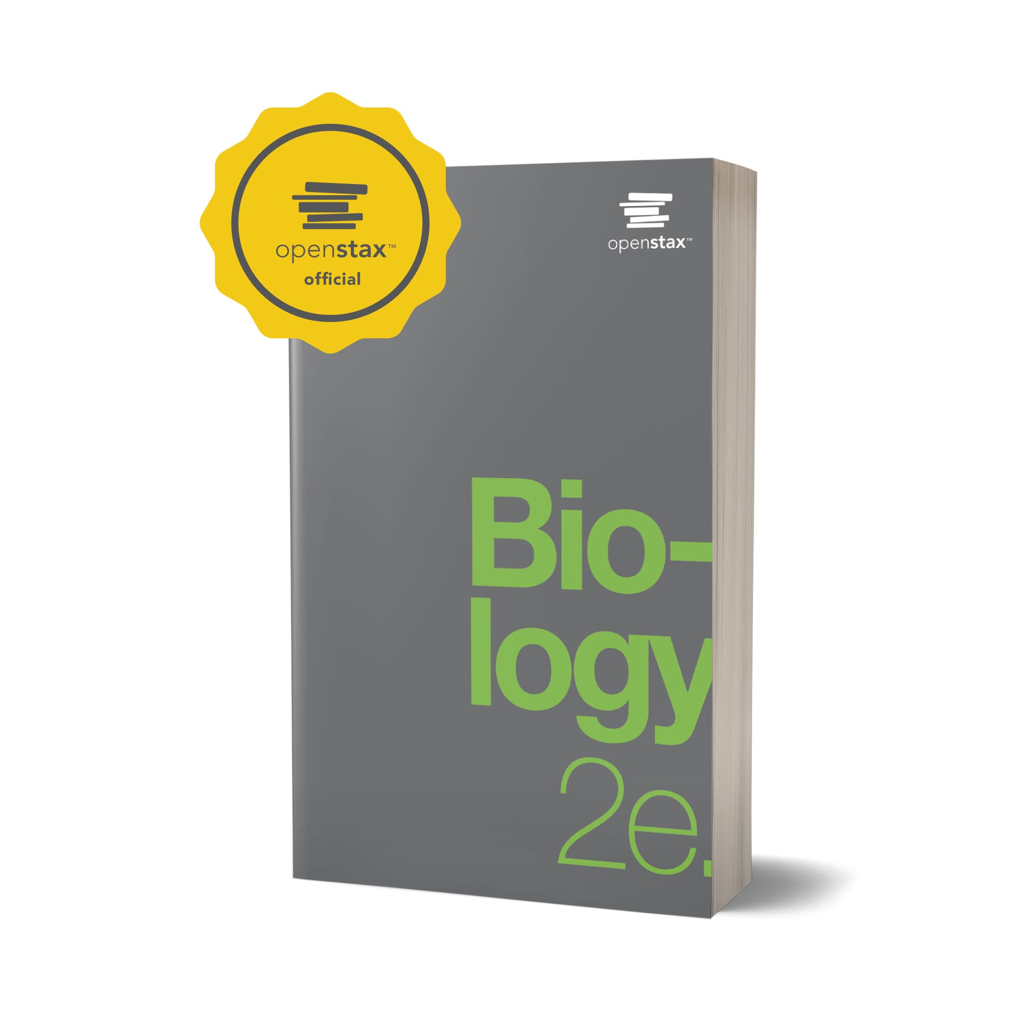 Biology 2e: Official OpenStax [paperback, B&W],Used