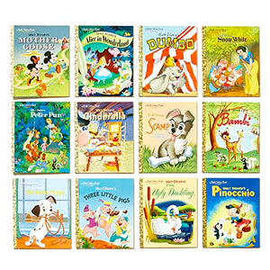 12 Beloved Disney Classic Little Golden Books (Boxed Set),New