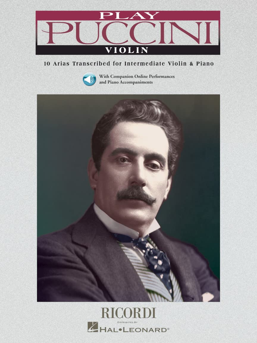 Play Puccini  10 Arias Transcribed for Solo Instrument & Piano Book/Online Audio,Used