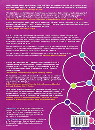 Digital Marketing: Strategy, Implementation and Practice,Used