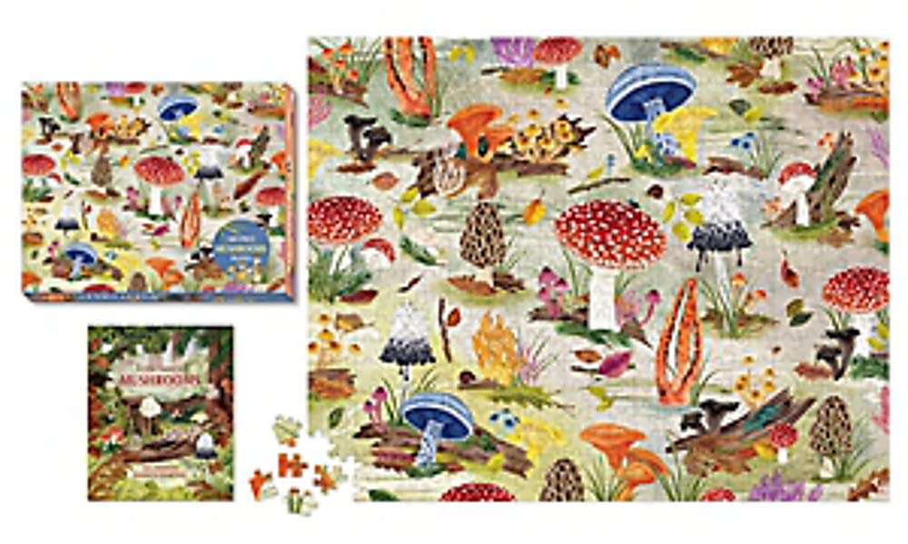 Mushrooms 500Piece Puzzle (This Is a Book for People Who Love),Used