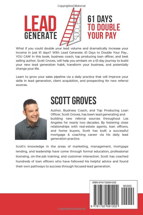 Lead Generate: 61 Days to Double Your Pay,Used