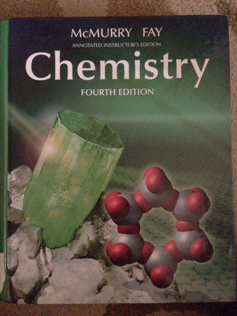Chemistry (annotated instructor's edition) by Fay McMurray (2004) Hardcover,Used