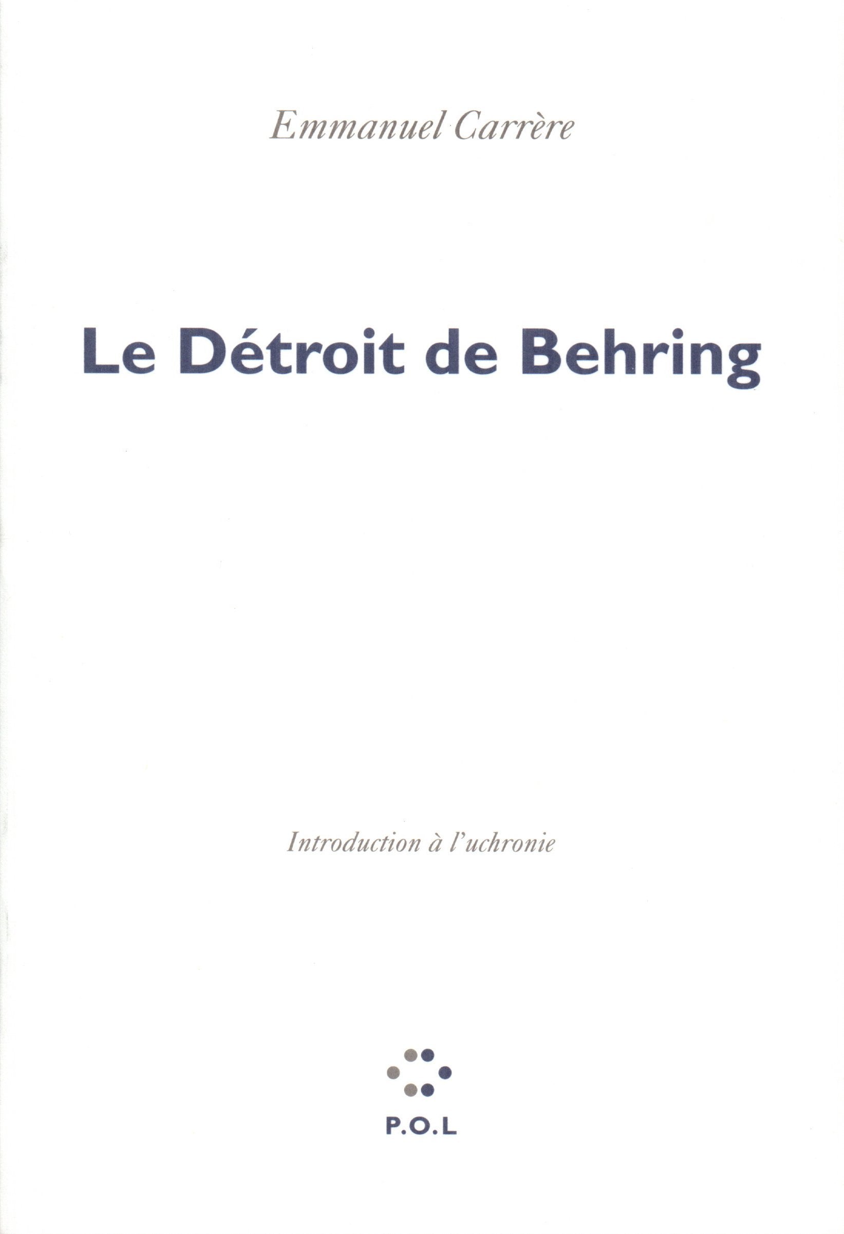 Le Dtroit de Behring,Used