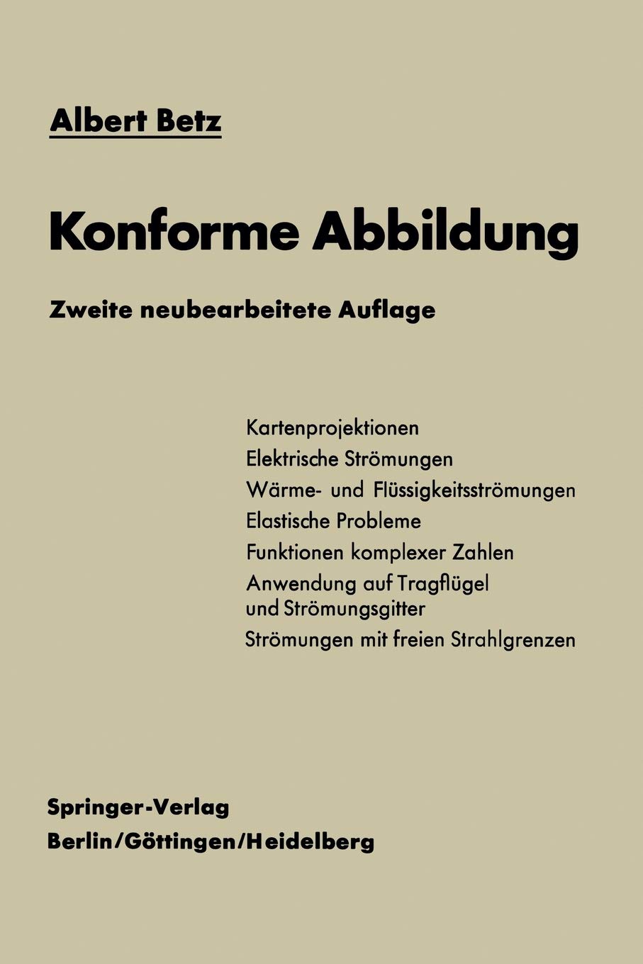 Konforme Abbildung (German Edition),Used