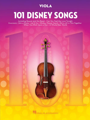 101 Disney Songs for Viola,New