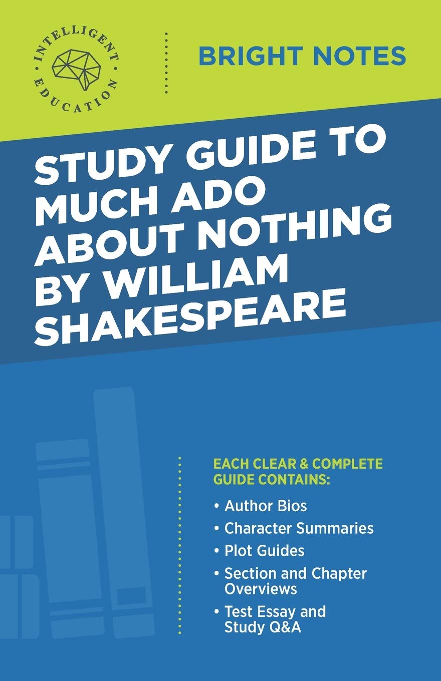 Study Guide to Much Ado About Nothing by William Shakespeare (Bright Notes),Used