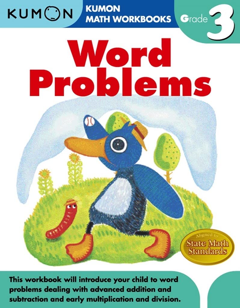 Kumon Grade 3 Word Problems (Kumon Math Workbooks) (Kumon Math Workbooks Grade 3),Used