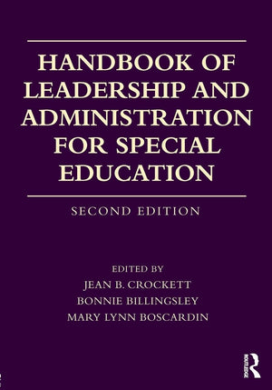 Handbook of Leadership and Administration for Special Education,Used