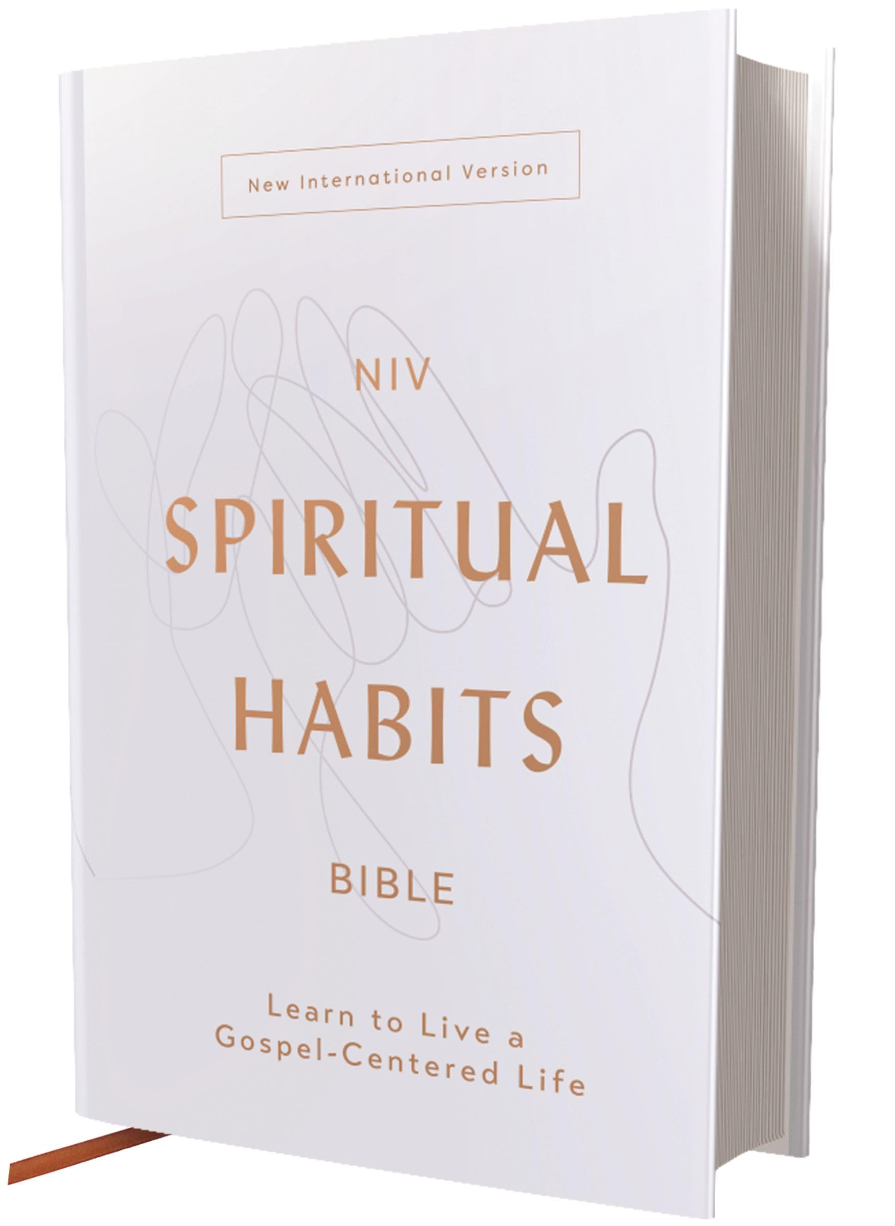 Niv, Spiritual Habits Bible, Hardcover, Red Letter, Comfort Print: Learn To Live A GospelCentered Life
