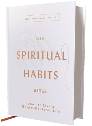 Niv, Spiritual Habits Bible, Hardcover, Red Letter, Comfort Print: Learn To Live A GospelCentered Life