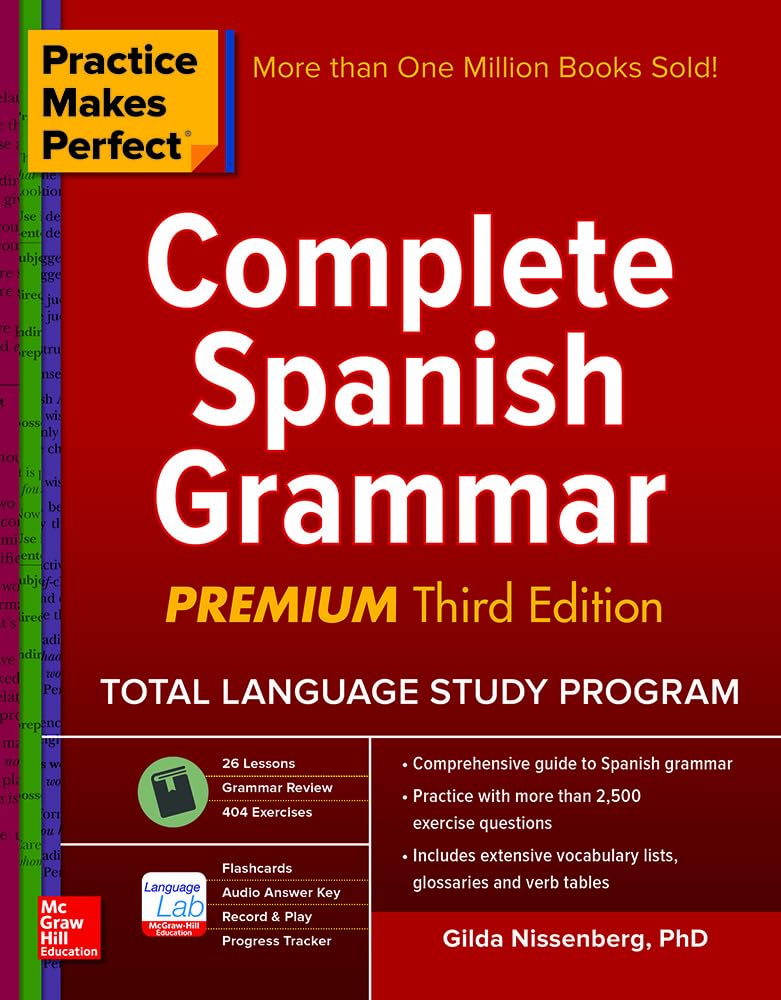 Practice Makes Perfect: Complete Spanish Grammar, Premium Third Edition,Used