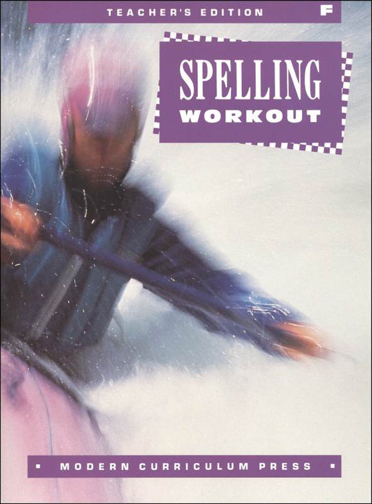 SPELLING WORKOUT, LEVEL F, TEACHER GUIDE, 1994 COPYRIGHT,Used