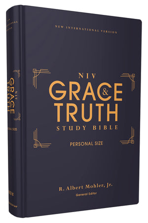 Niv, The Grace And Truth Study Bible (Trustworthy And Practical Insights), Personal Size, Hardcover, Red Letter, Comfort Print