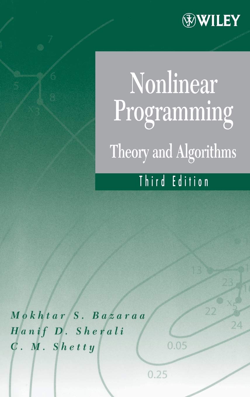 Nonlinear Programming: Theory and Algorithms,Used