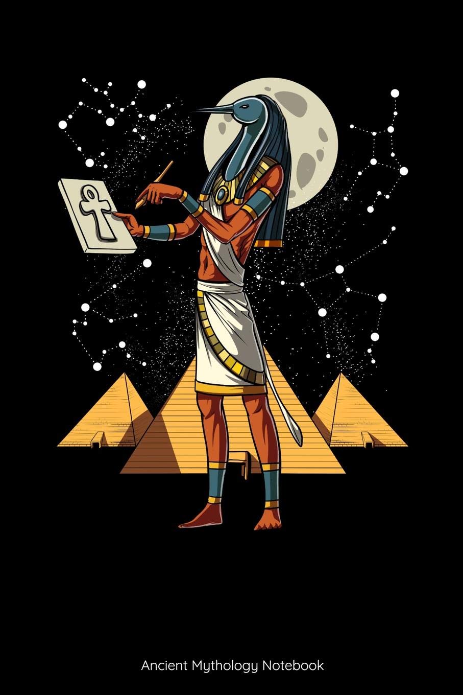 Ancient Mythology Notebook: Egyptian God Thoth Notebook,Used